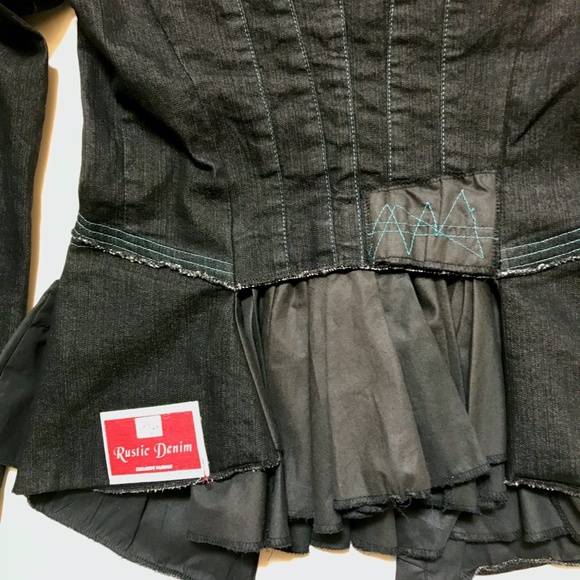 Rustic denim jacket - Picture 6 of 7